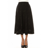 Women's Foil Print Knit Skirt