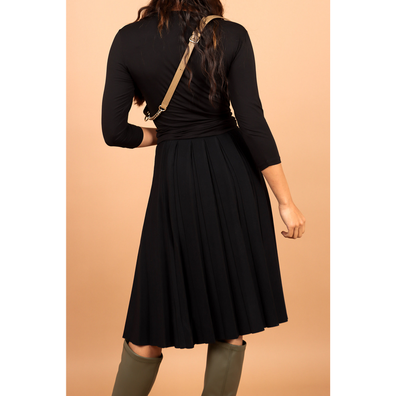 Women's Knit Pleated Skirt