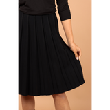 Women's Knit Pleated Skirt