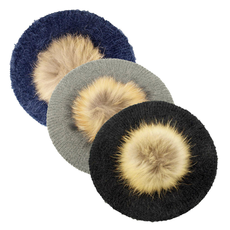 Mohair Pom Pom Snood