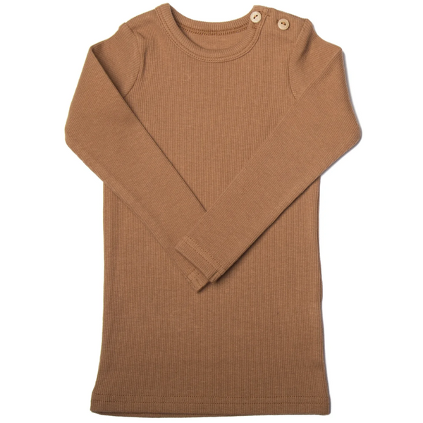 Kids Long Sleeve Ribbed Top