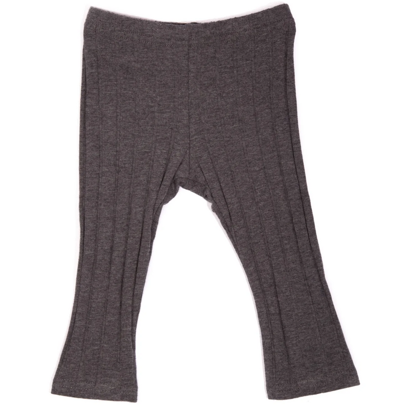 Kids Wide Ribbed Full Length Leggings