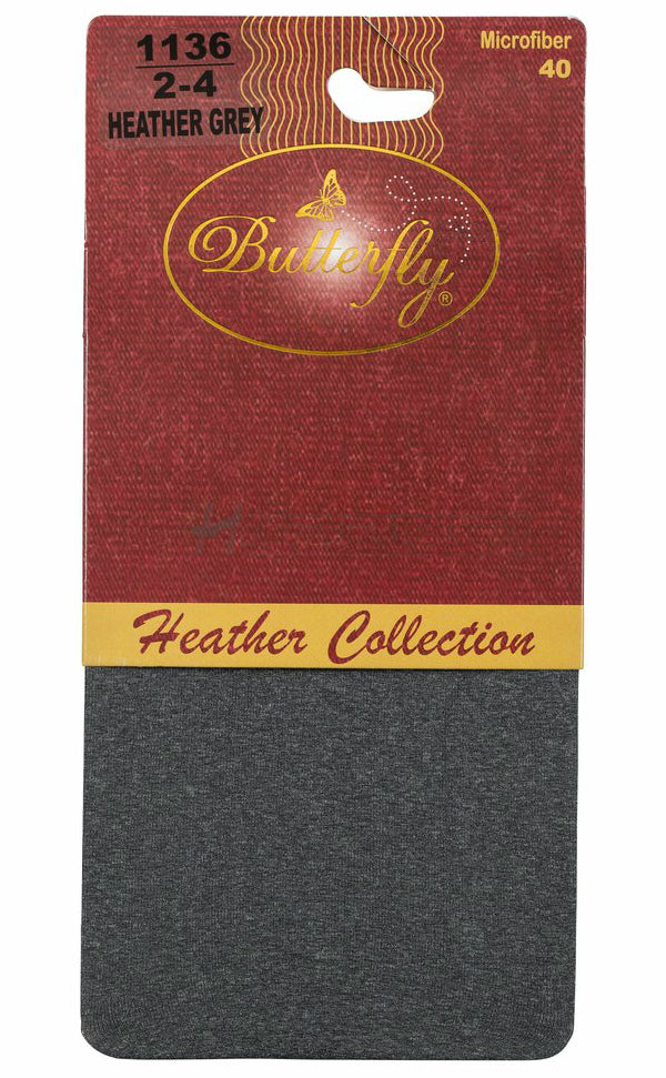 Microfibre Heather Girls Tights