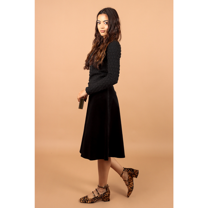 Women's Corduroy A-Line Skirt