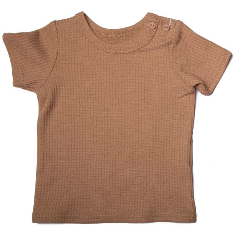 Kids Waffle Short Sleeve Top