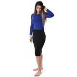 Women's Stretch Cotton Pencil Skirt