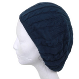 Cable Knit Lined Beret