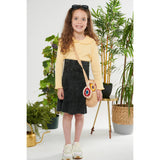 Girls Ribbed Stonewash A-Line Skirt