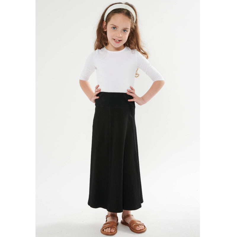 Girls Maxi Ribbed Skirt