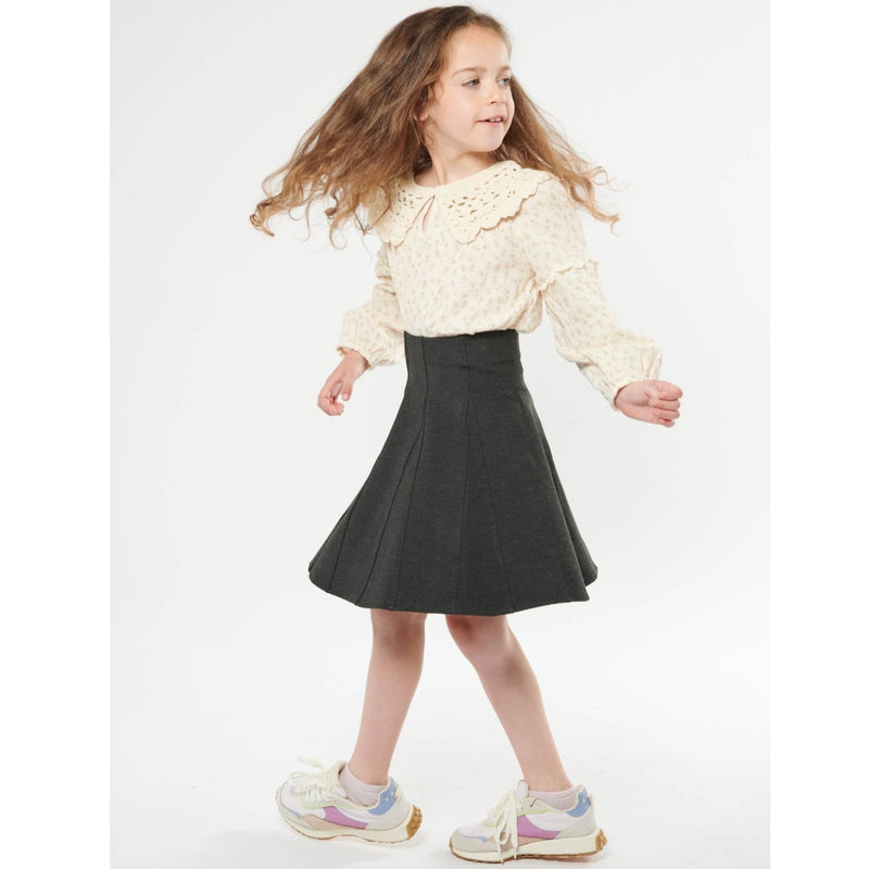 Girls Split Panel Skirt