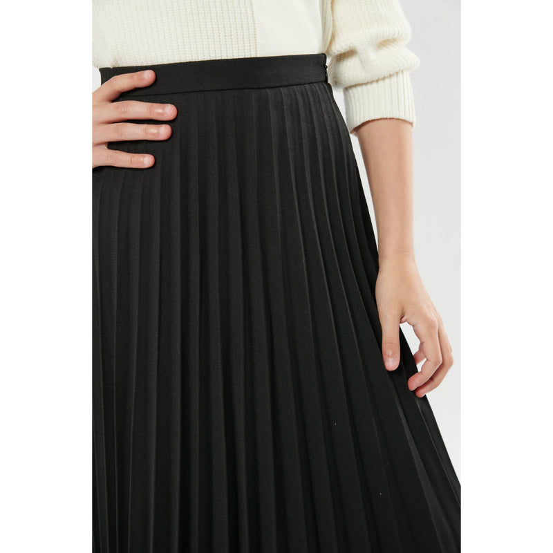 Girls Midi Pleated Skirt