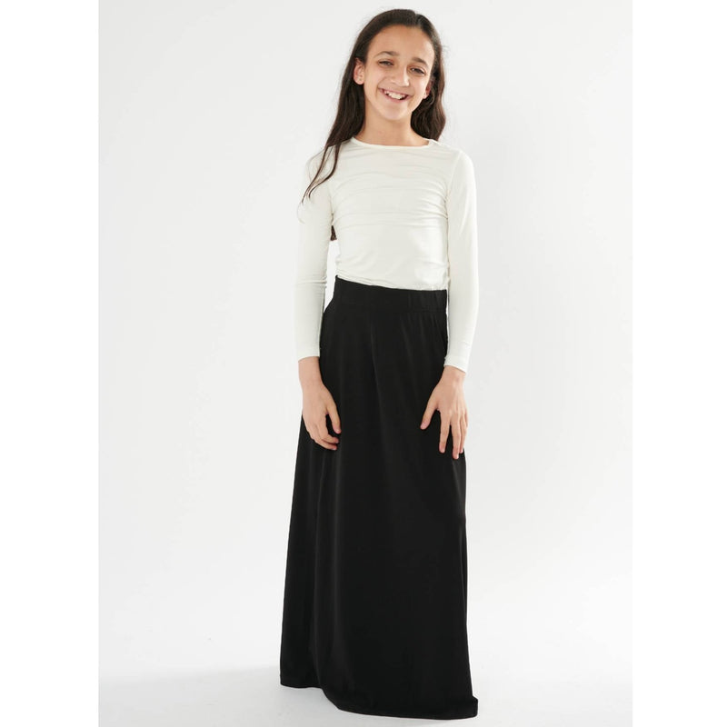 Girls Straight Slinky Skirt