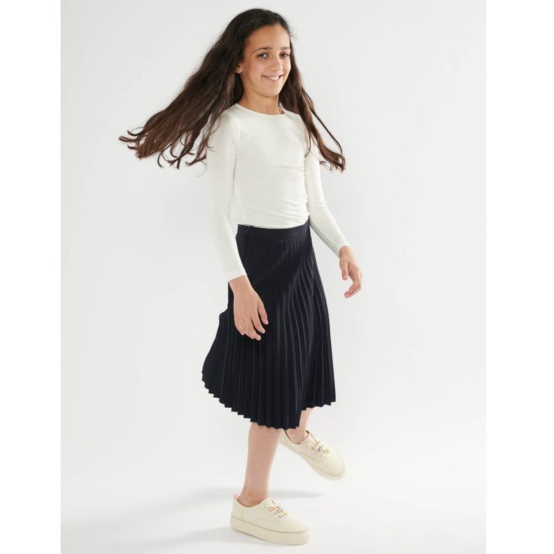 Girls Midi Pleated Skirt