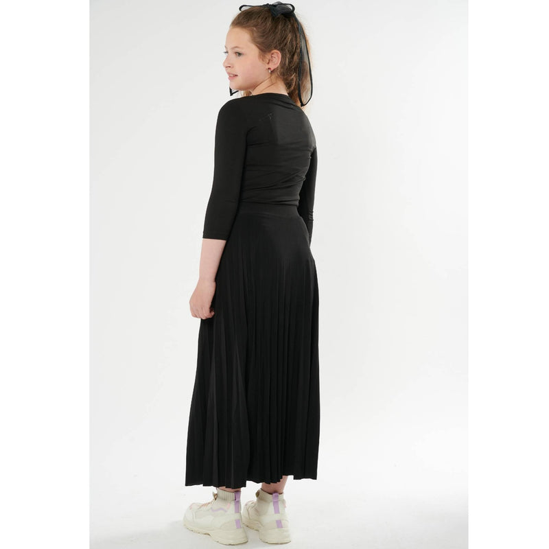 Girls Floaty Pleats Slinky Skirt