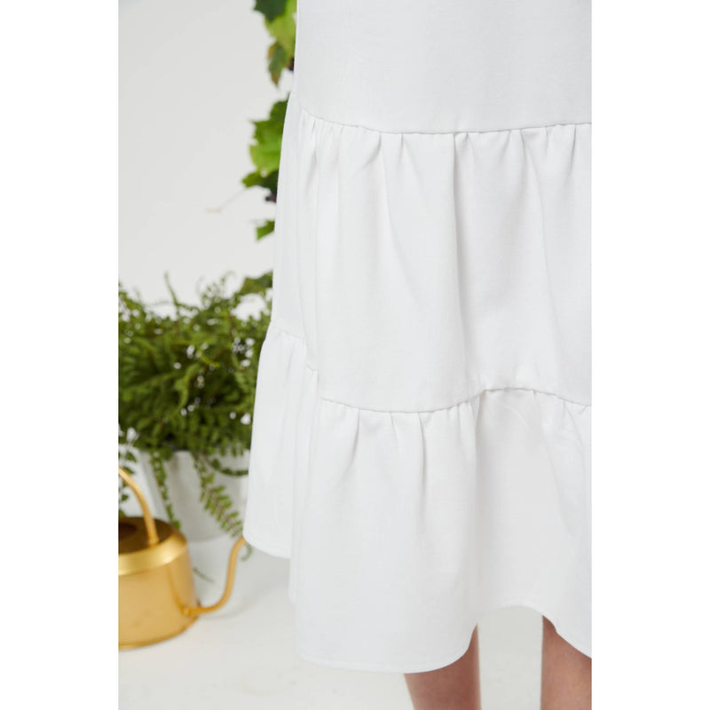 Girls Elasticated Three-Tier Skirt