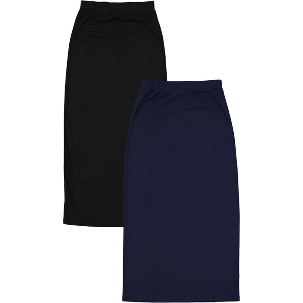 Women's Long Straight Slinky Skirt