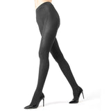 Ladies Solid Cotton Knit Tights