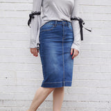 Women's Denim Pencil Skirt