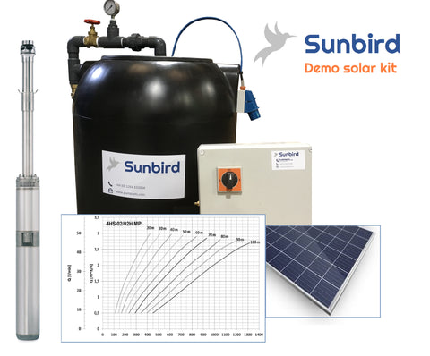 Sunbird solar powered pump kit