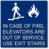Fire Emergency ADA Signs