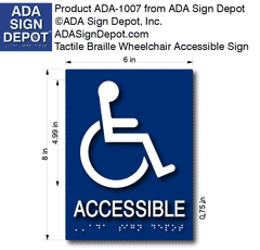 ADA compliant signs from ADA Sign Depot