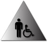 BAL-1006 Mens Wheelchair Restroom Door Sign