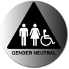 BAL-1170 Gender Neutral Restroom Door Sign