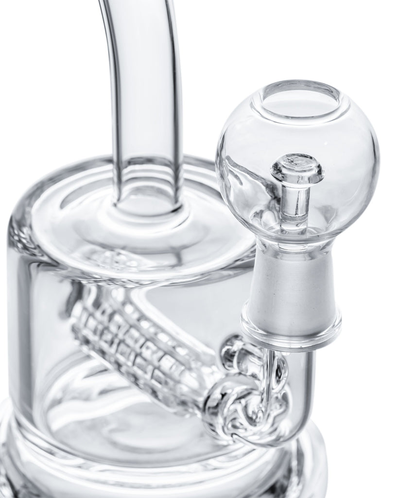 Nano Puck Dab Rig with Inline Barrel Perc