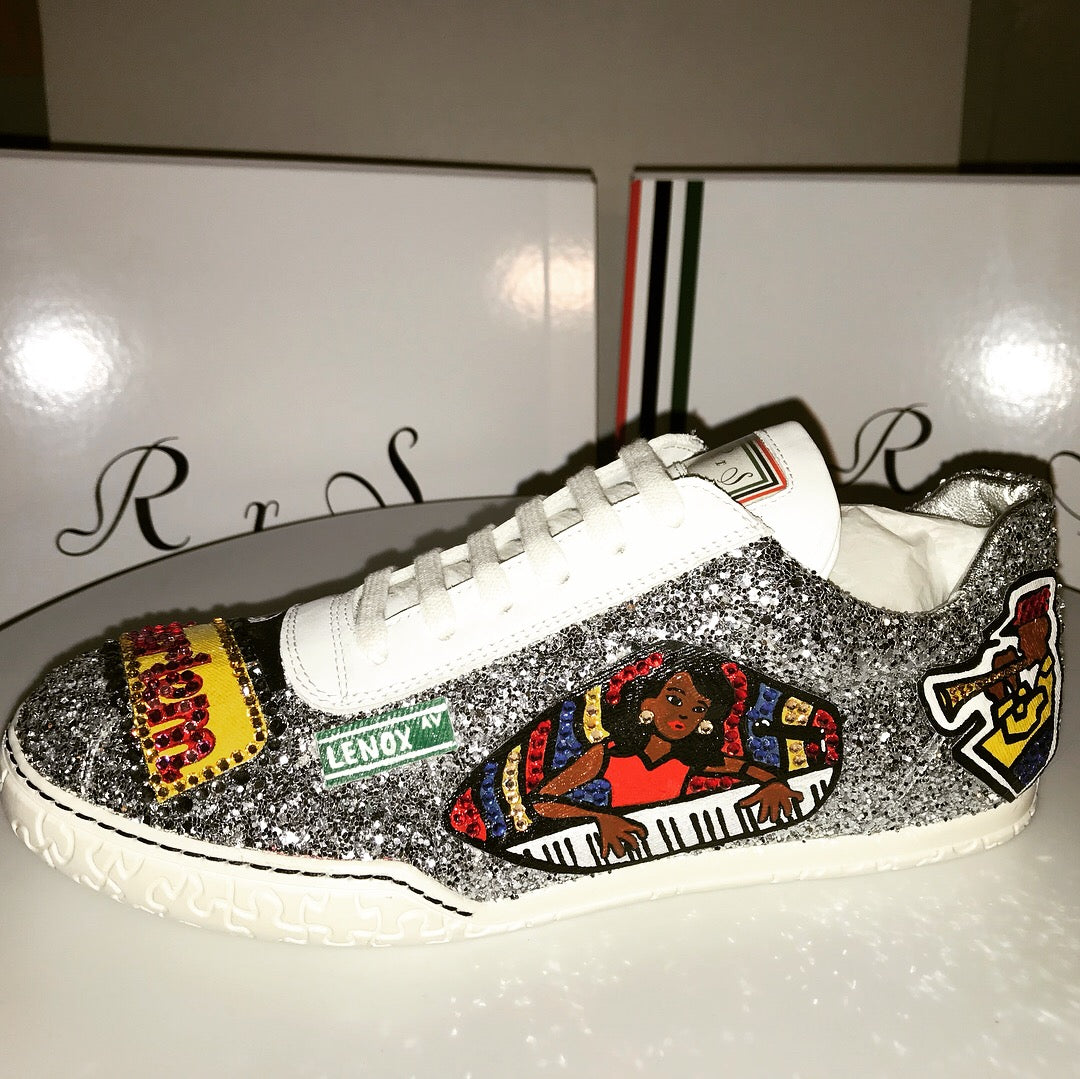 Custom Glitter Sneakers 