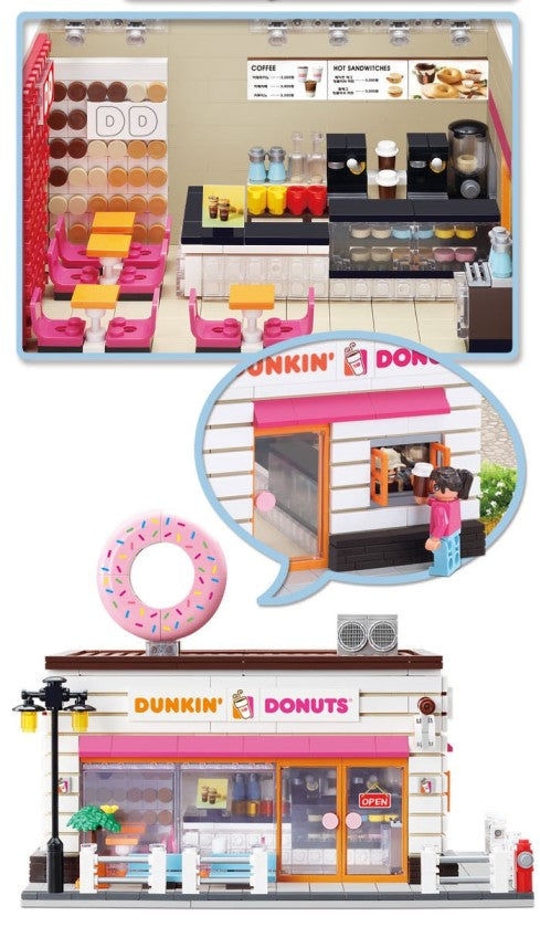 Oxford Block Sweet Dunkin Donuts Shop Hs33919