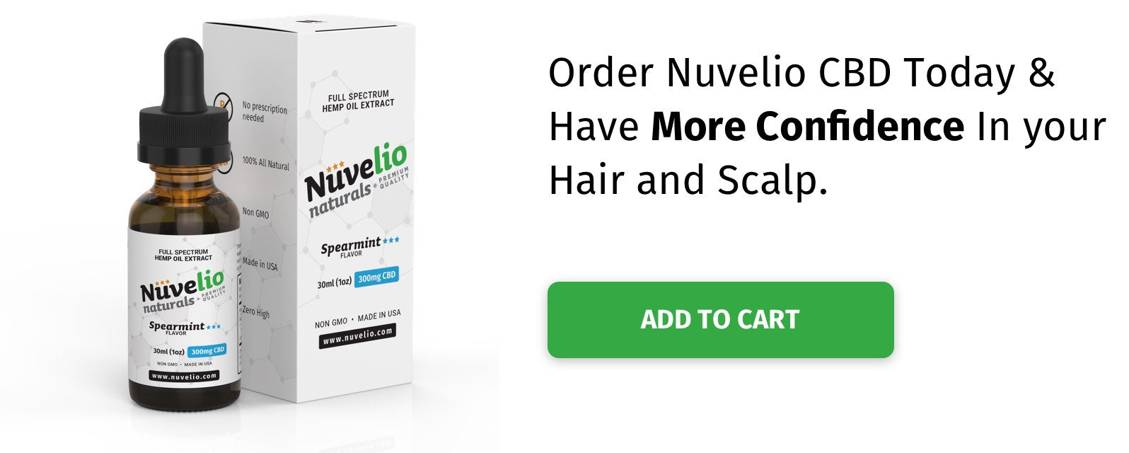 Nuvelio CBD for Hair & Scalp