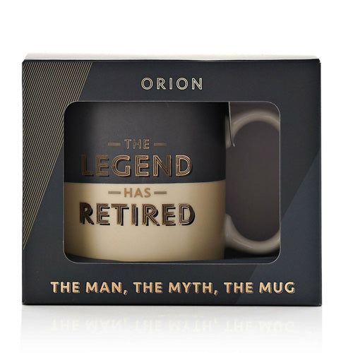 Widdop Hotchpotch Orion Mug The Legend Has Retired Coffee/ Tea Cup Gift Ideas