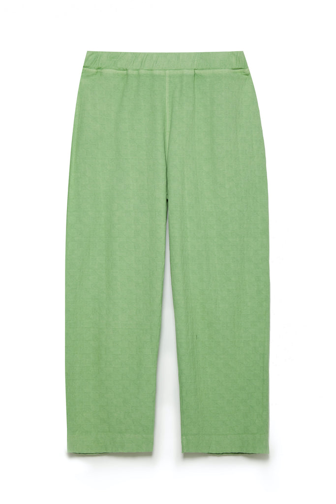 KOTTONS Stamped Wide-Leg Joggers in Matcha Green