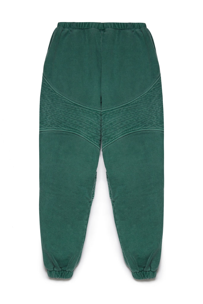 TONIK Slouch Panelled Joggers in Eden Green