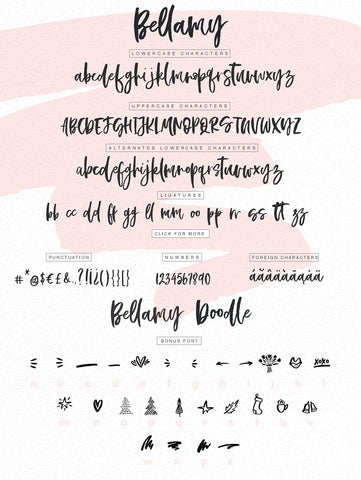 Bellamy Script by Calamar in Fonts  Script - diy projects