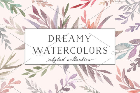 WATERCOLOR FLORA. DREAMY COLLECTION BY BANG BANG BUREAU