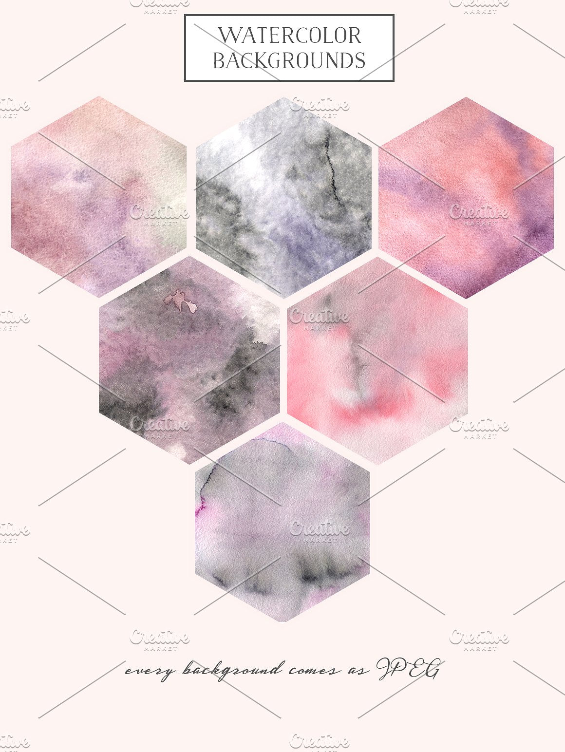 Watercolor flora. Dreamy collection by Bang Bang Bureau in Graphics  Illustrations