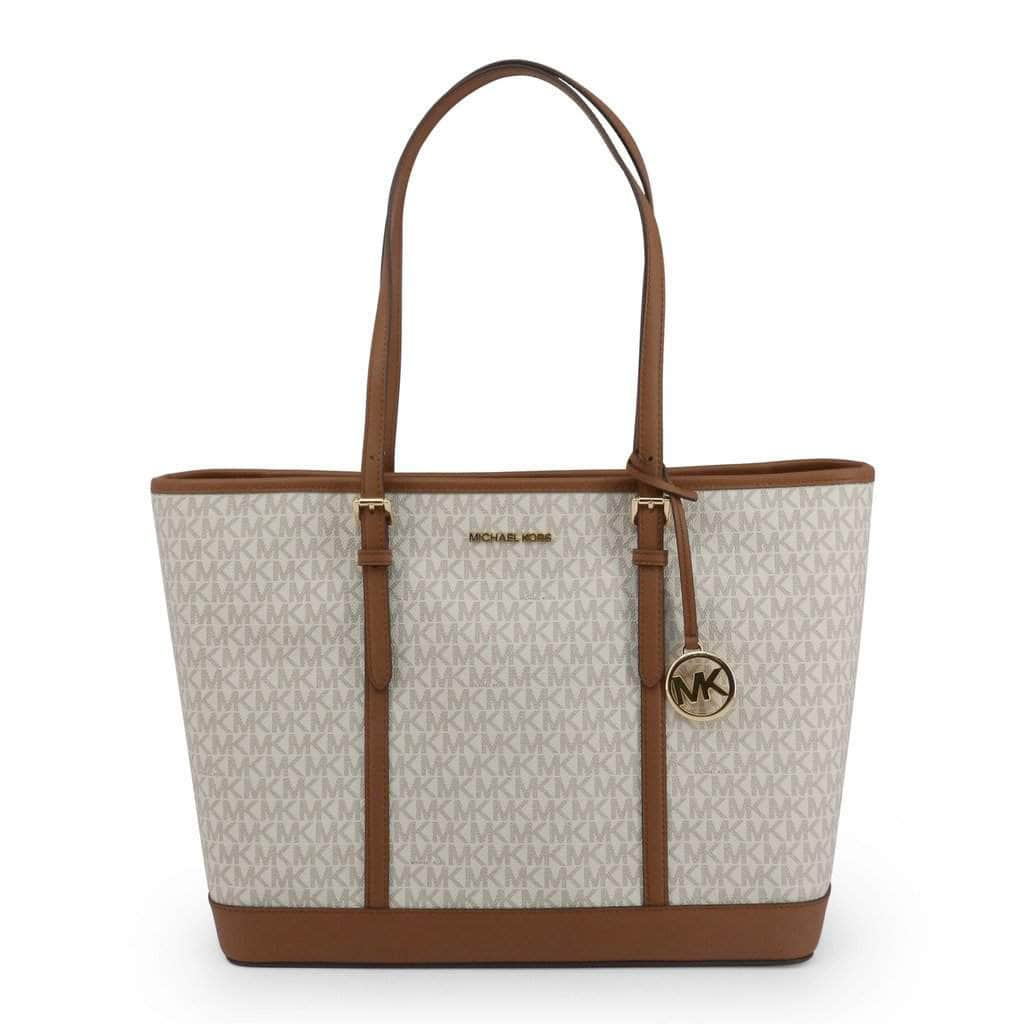 michael kors jet set shopping bag brown