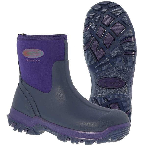 grubs midline boots violet