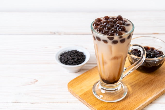 Learn how to cook tapioca pearls for boba tea drinks.  Make your own bubble tea.