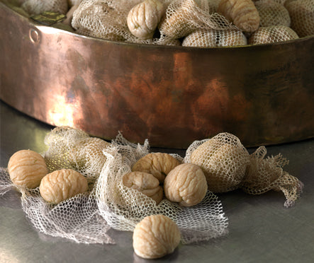 Forget Chocolate Give Candied Chestnut Instead-Chestnuts Wrapped In Tulle Muslin-myPanier