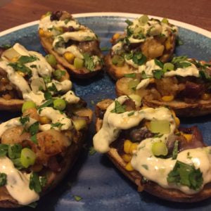 Loaded Southwestern Potato Skins