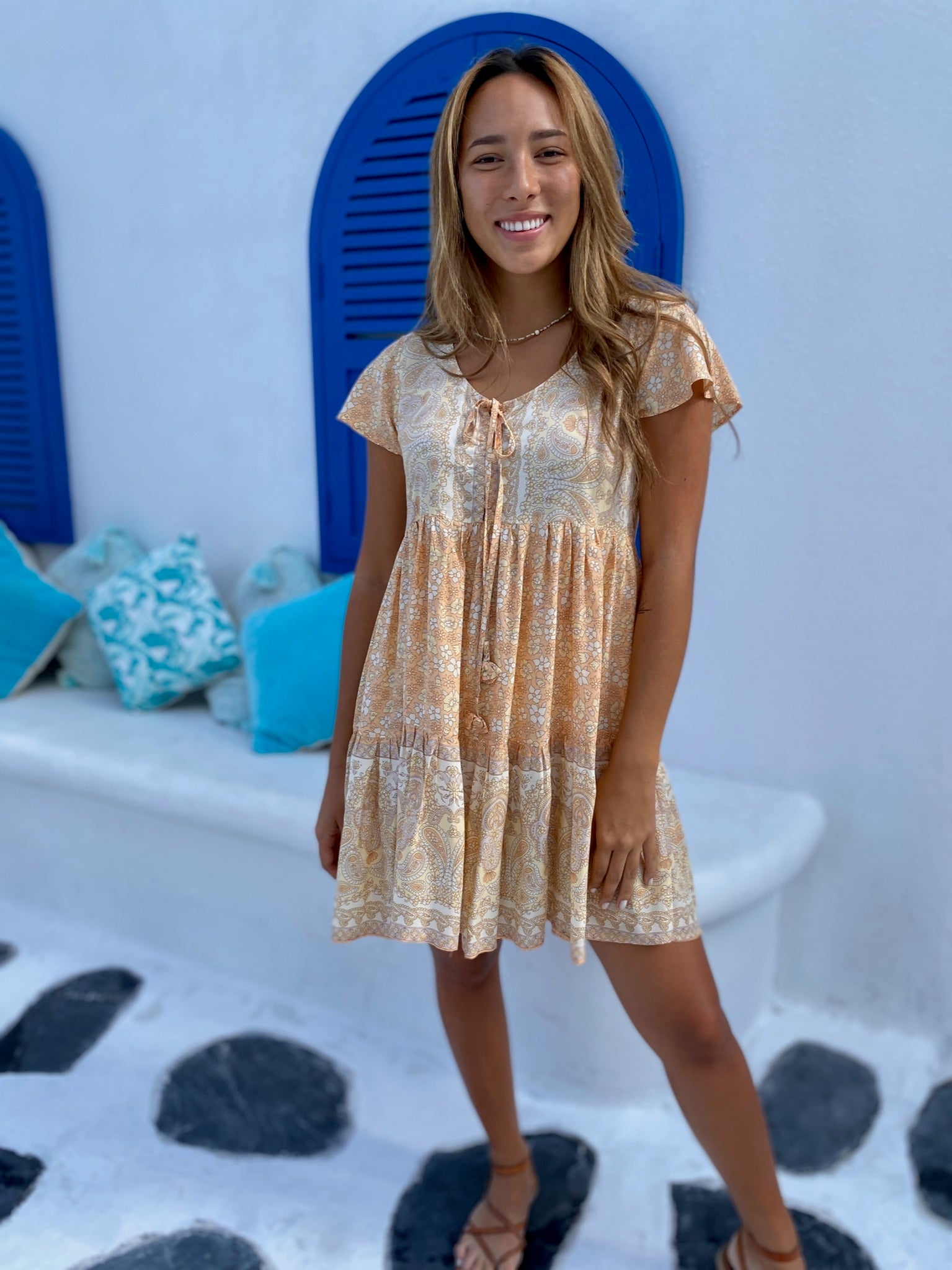 Baby Doll Dress - Saffron