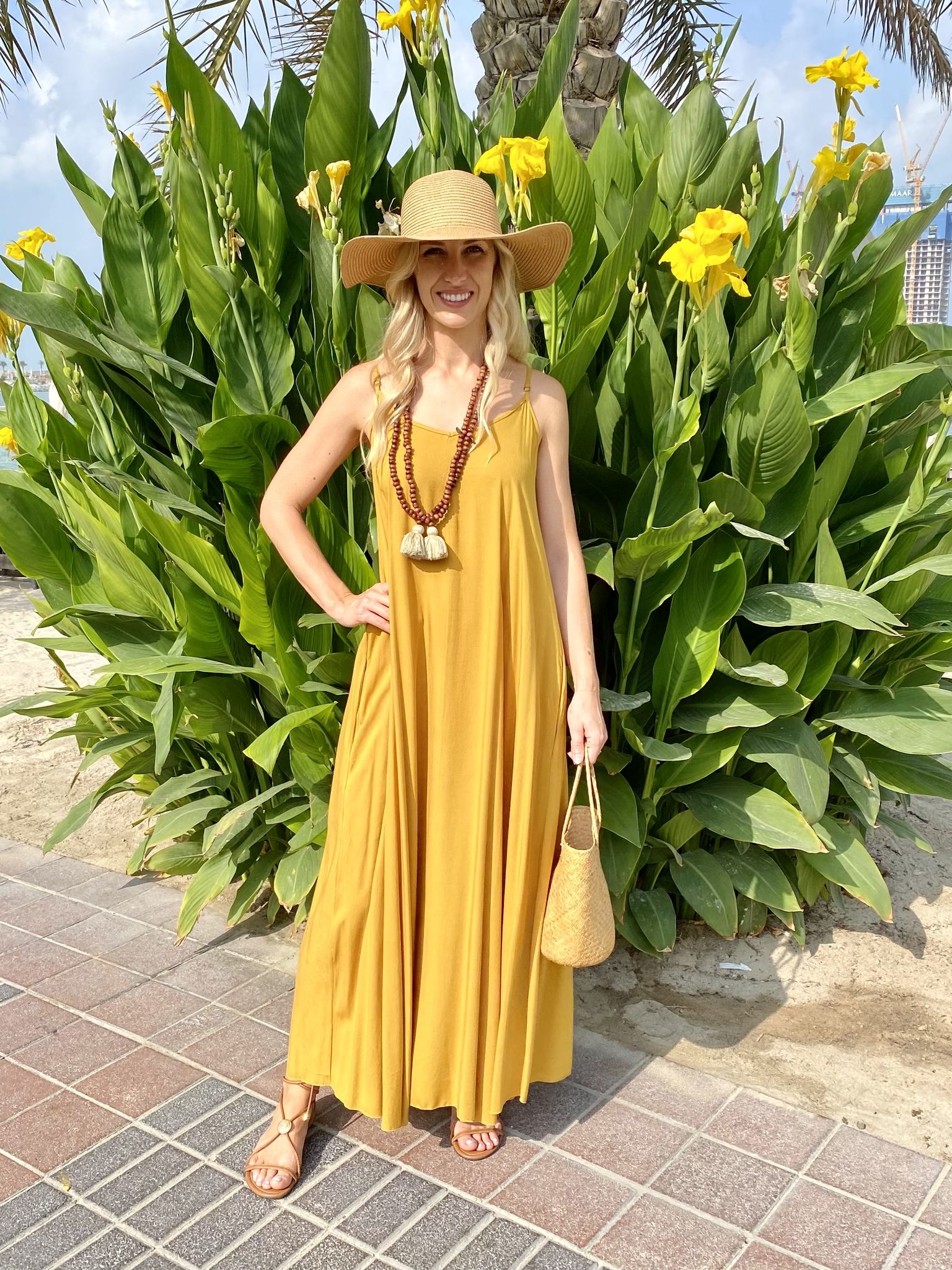 Monica Maxi Dress - Mustard