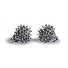 Tiny Hedgehog Stud Earrings in Silver 