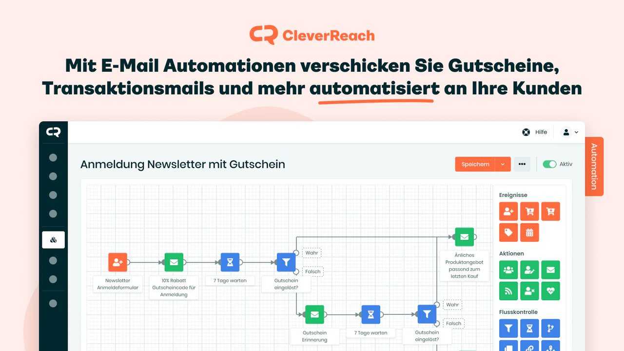 Legen Sie E-Mail Automationen an für automatisierte Newsletter