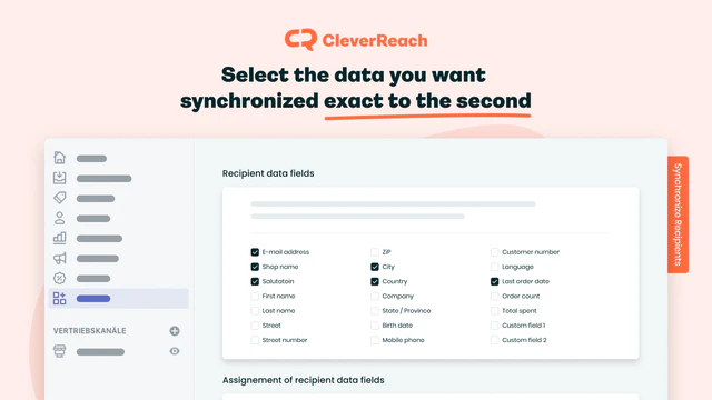 Selecciona los datos que quieres sincronizar exactamente al segundo