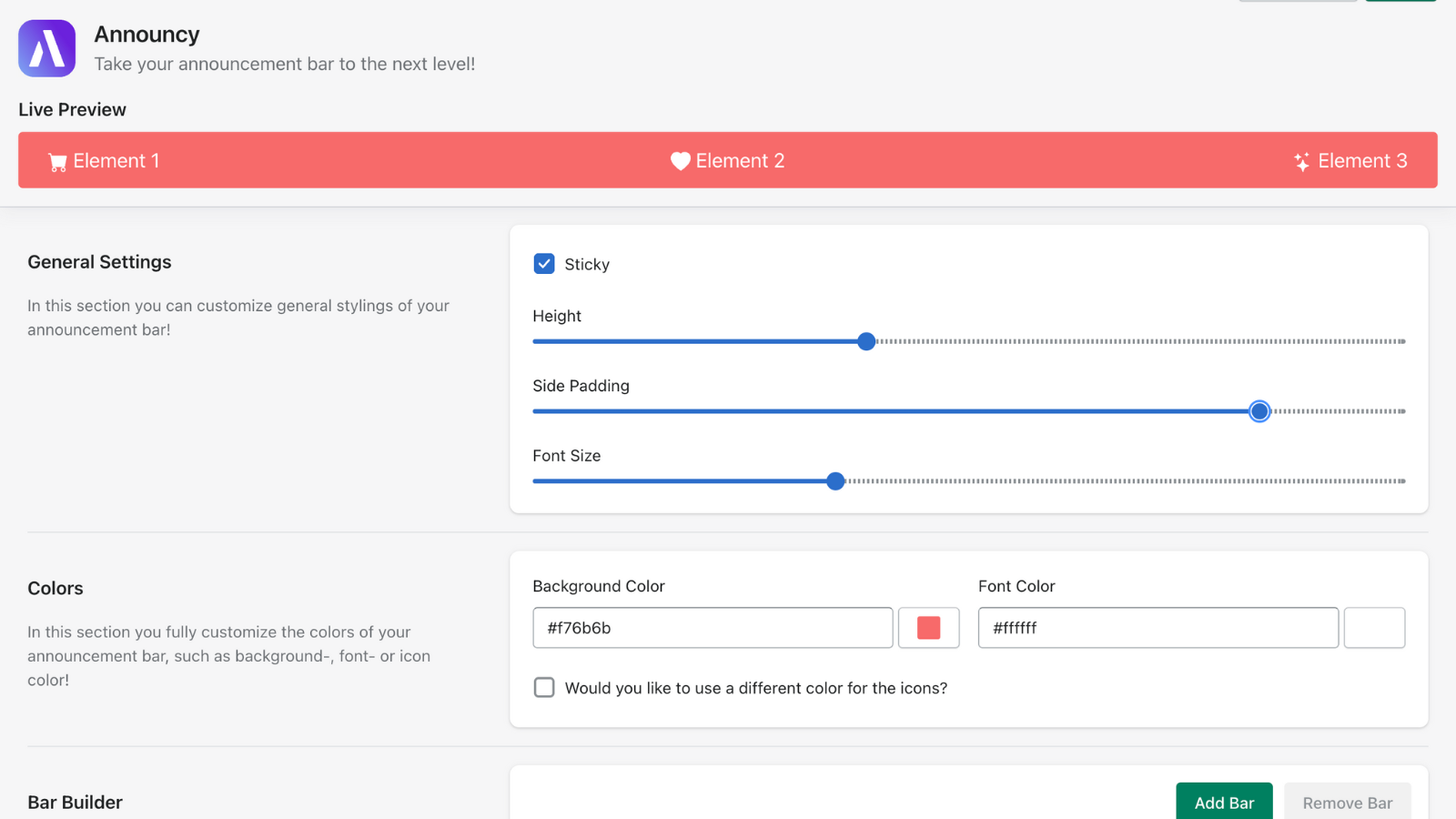 Overview of Announcy