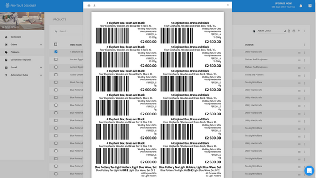 Créez des étiquettes de n'importe quelle taille et format