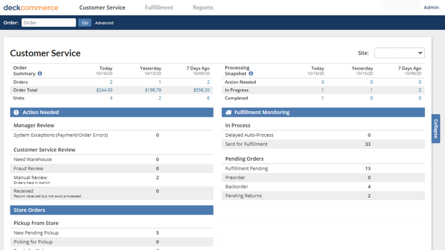 Stay organized with an overview of orders from all channels.